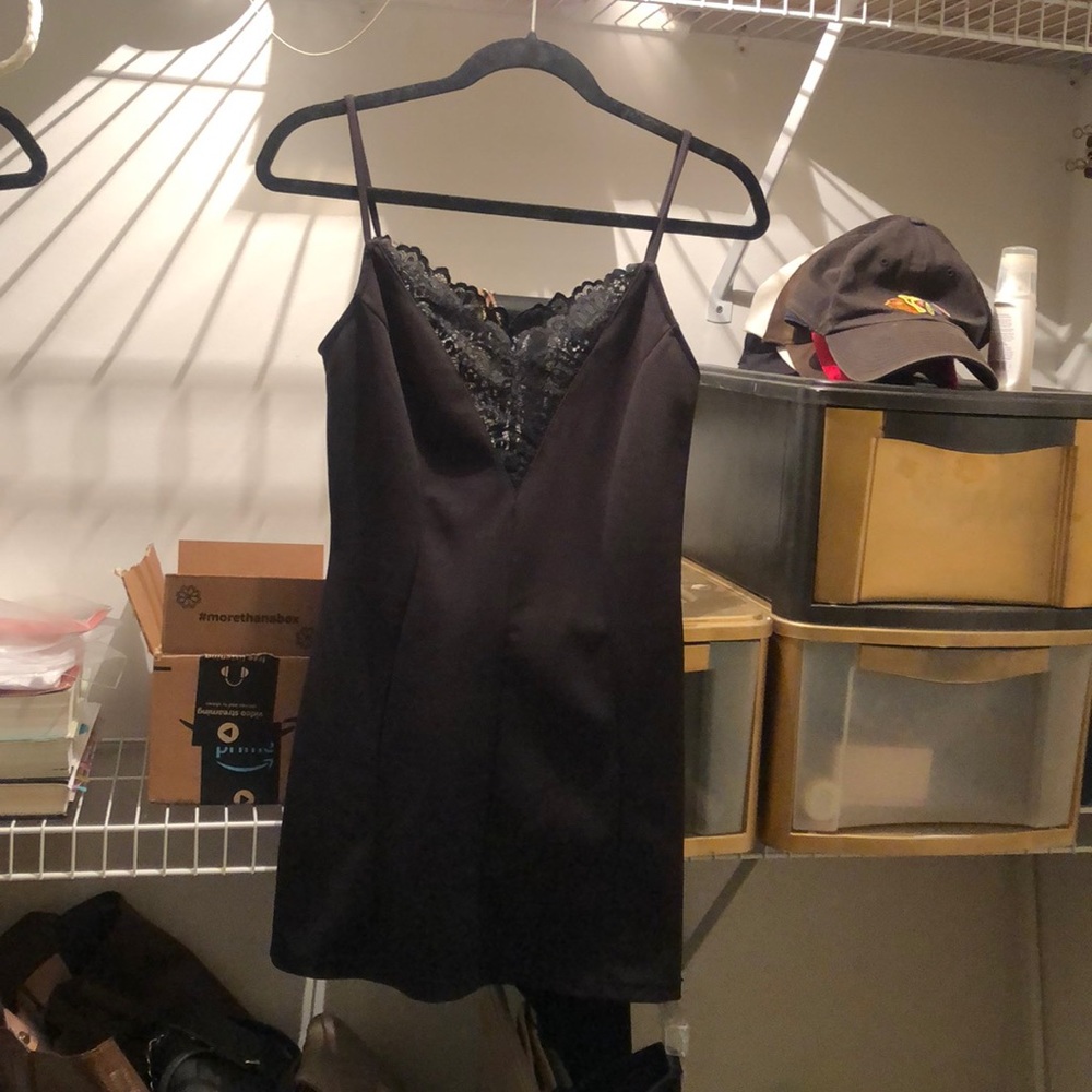 Lace Detail Thin Strap Top